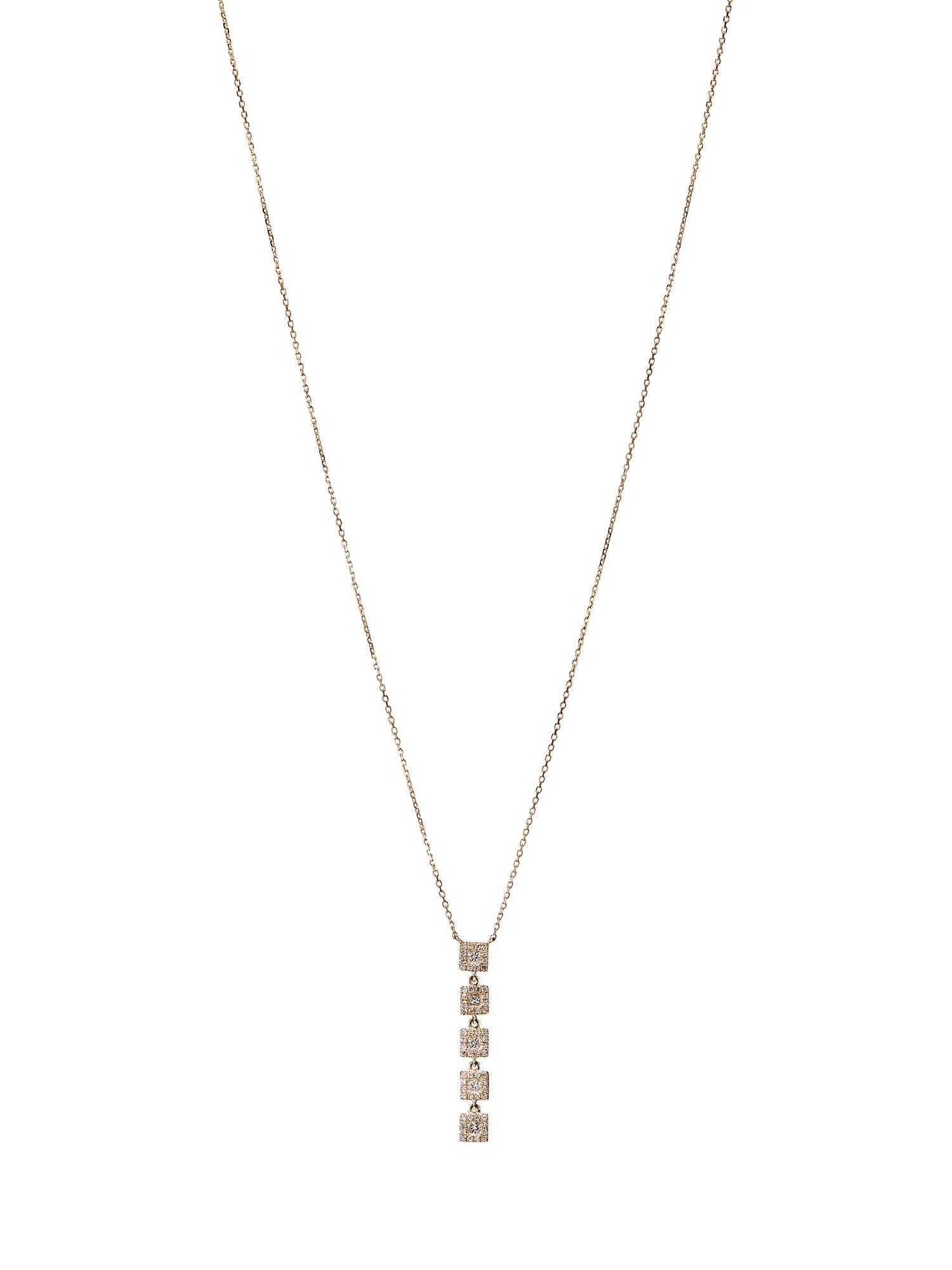 KC DESIGNS, 5 Drop Diamond Necklace