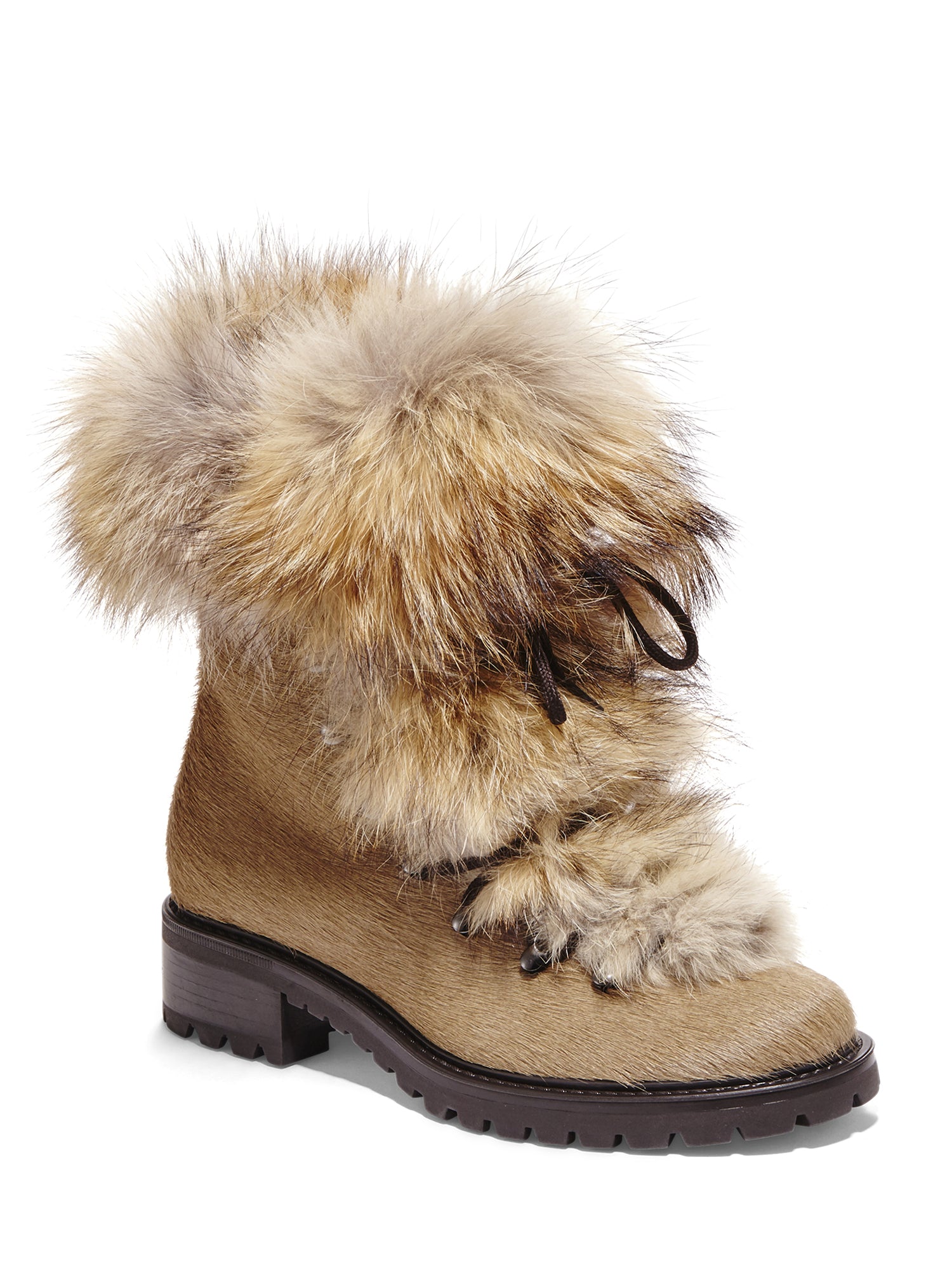 DIAVOLEZZA, Agata Fur Hiker Boot