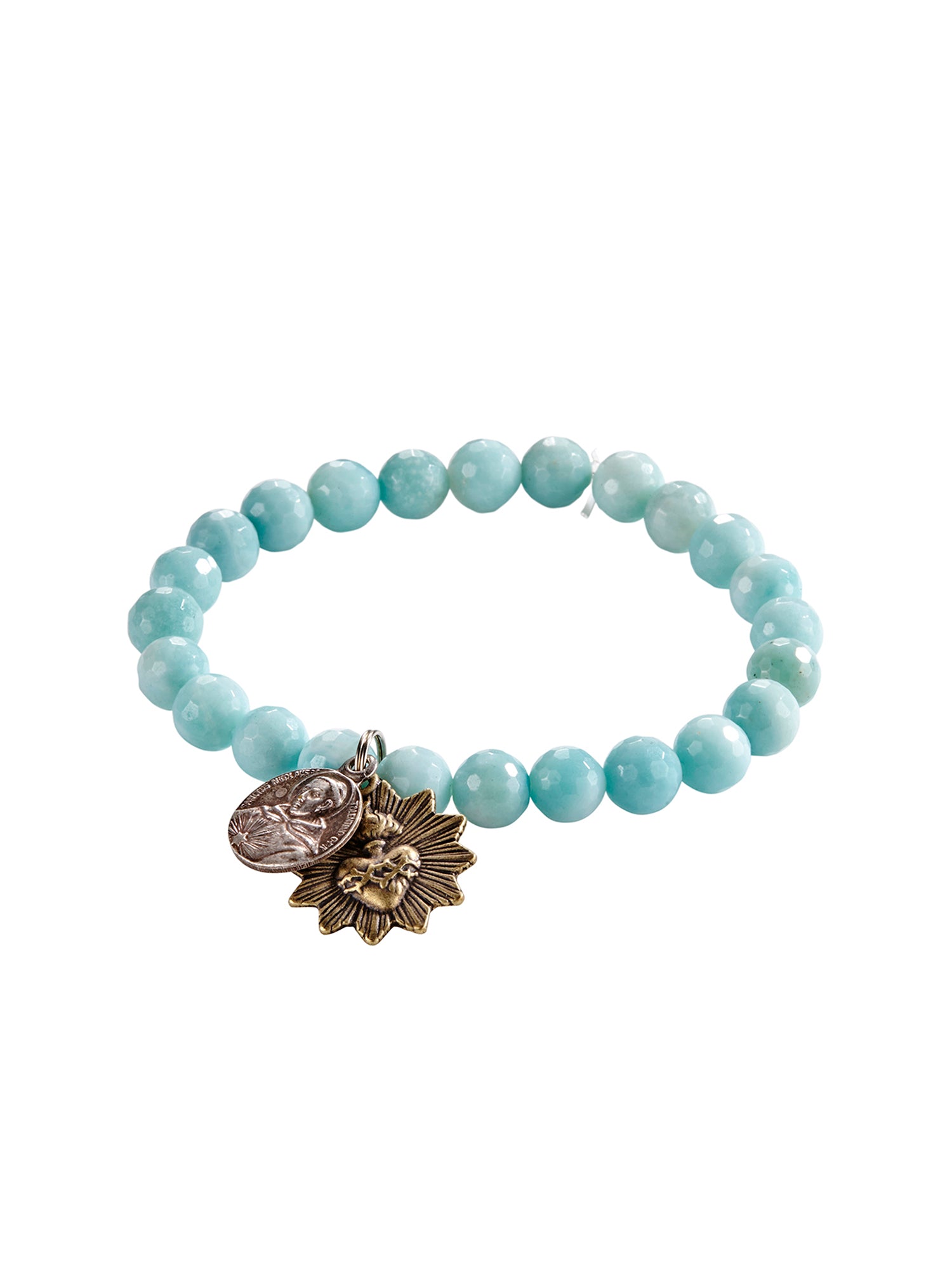 MIRACLE ICONS, Amazonite Icon Bracelet