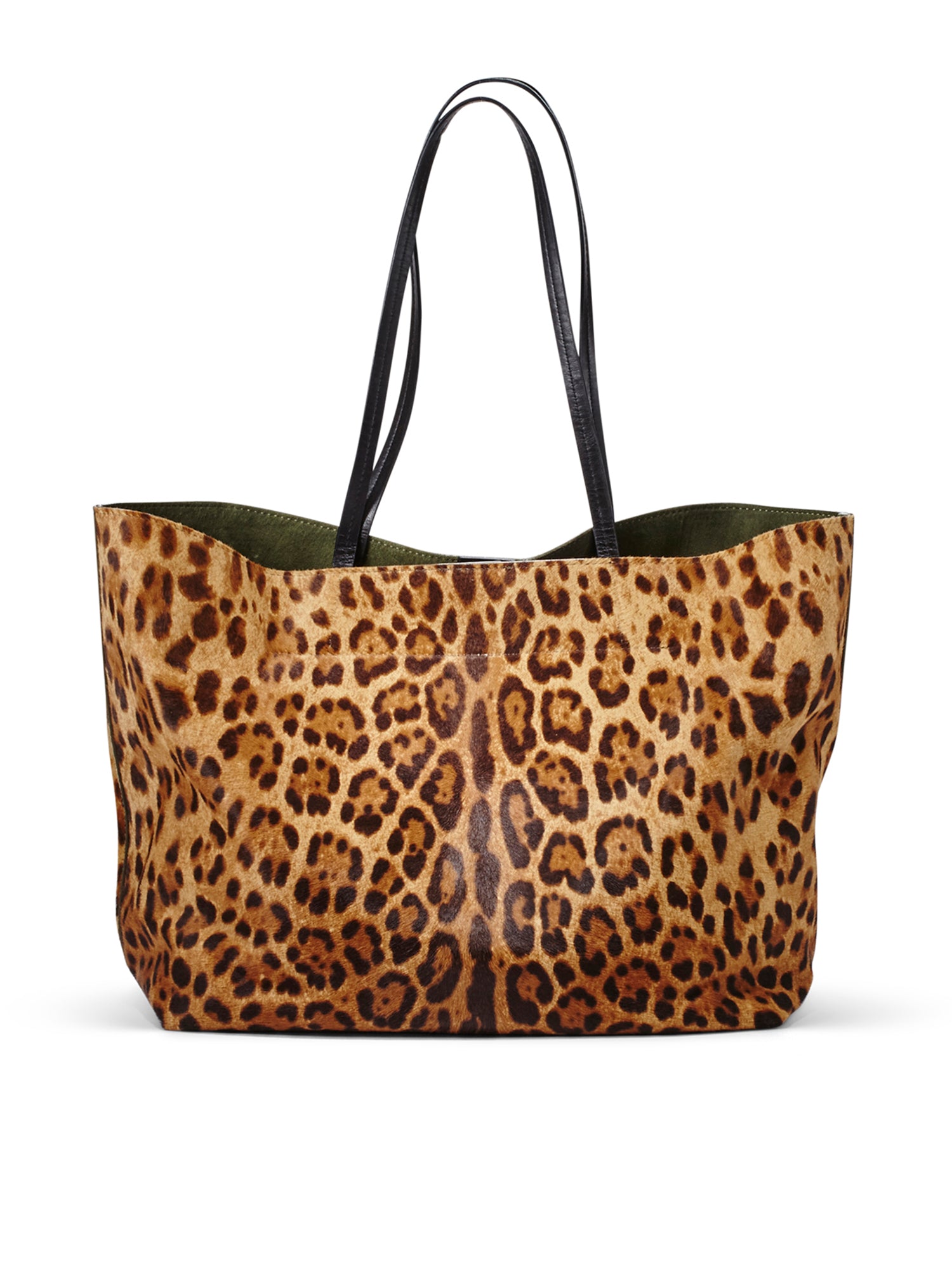 B.MAY, Essential Leopard Leather Tote