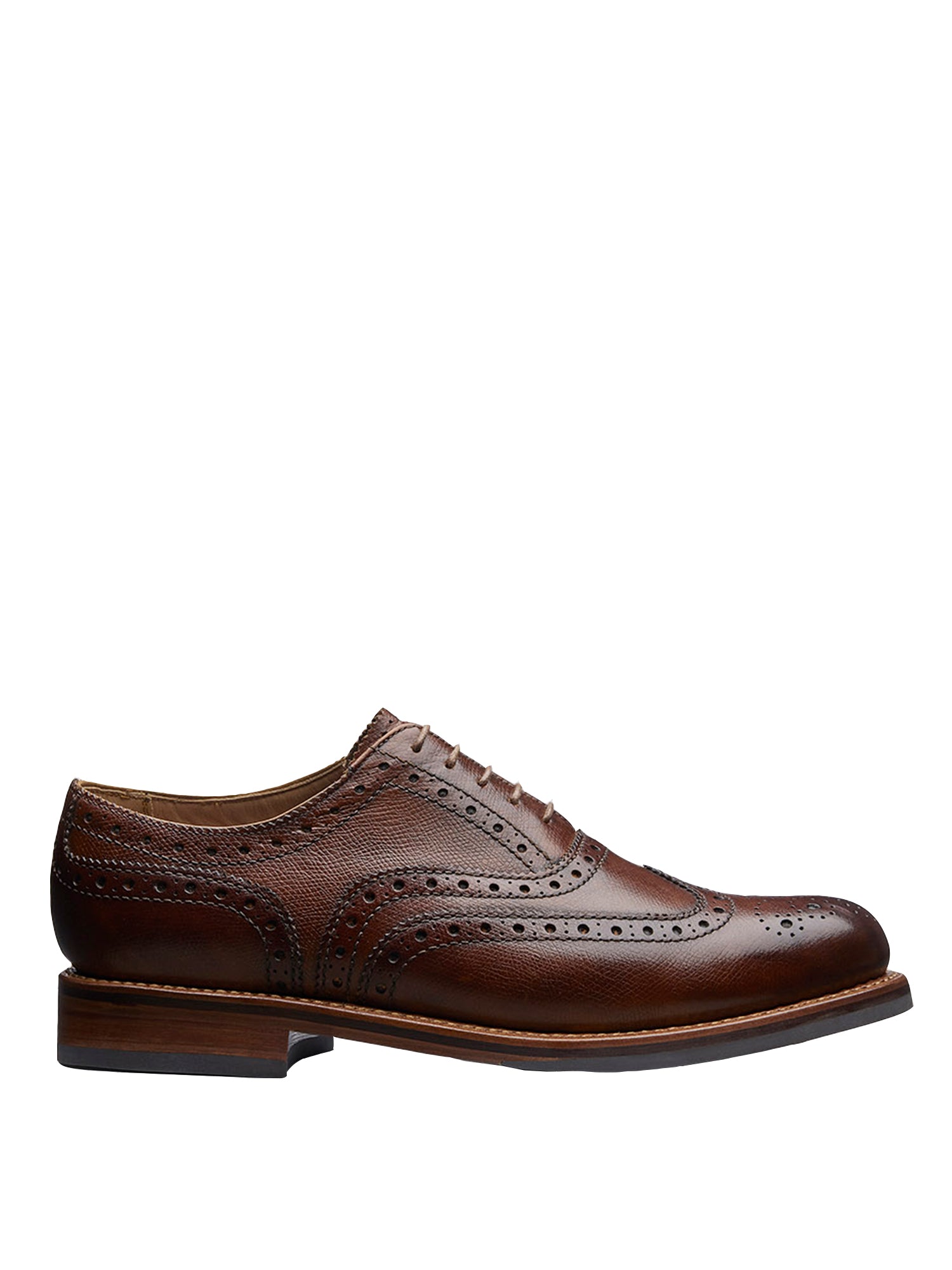 GRENSON LTD, Leather Stanley Wingtip Shoe