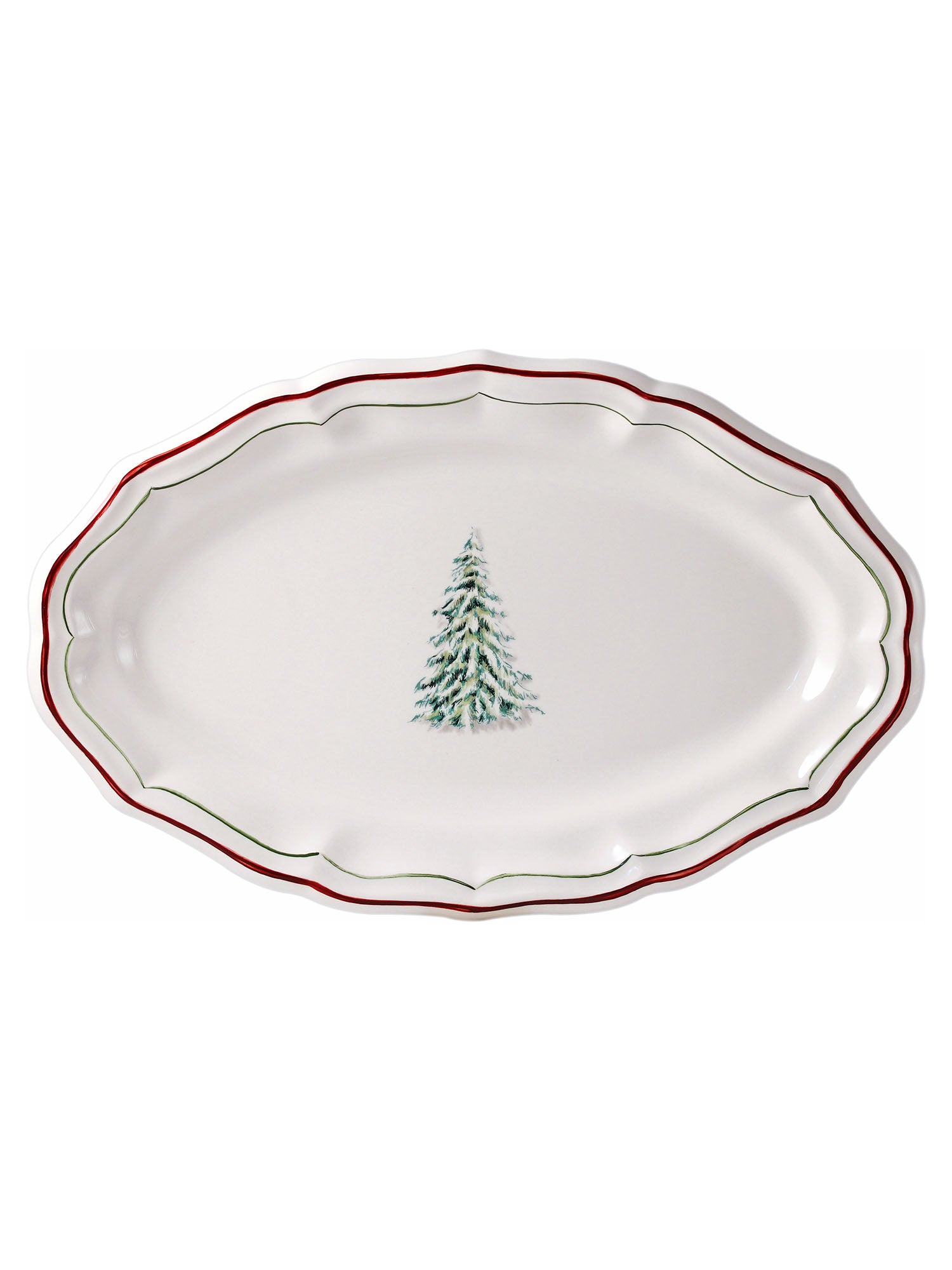 GIEN FRANCE, Noel Oval Platter