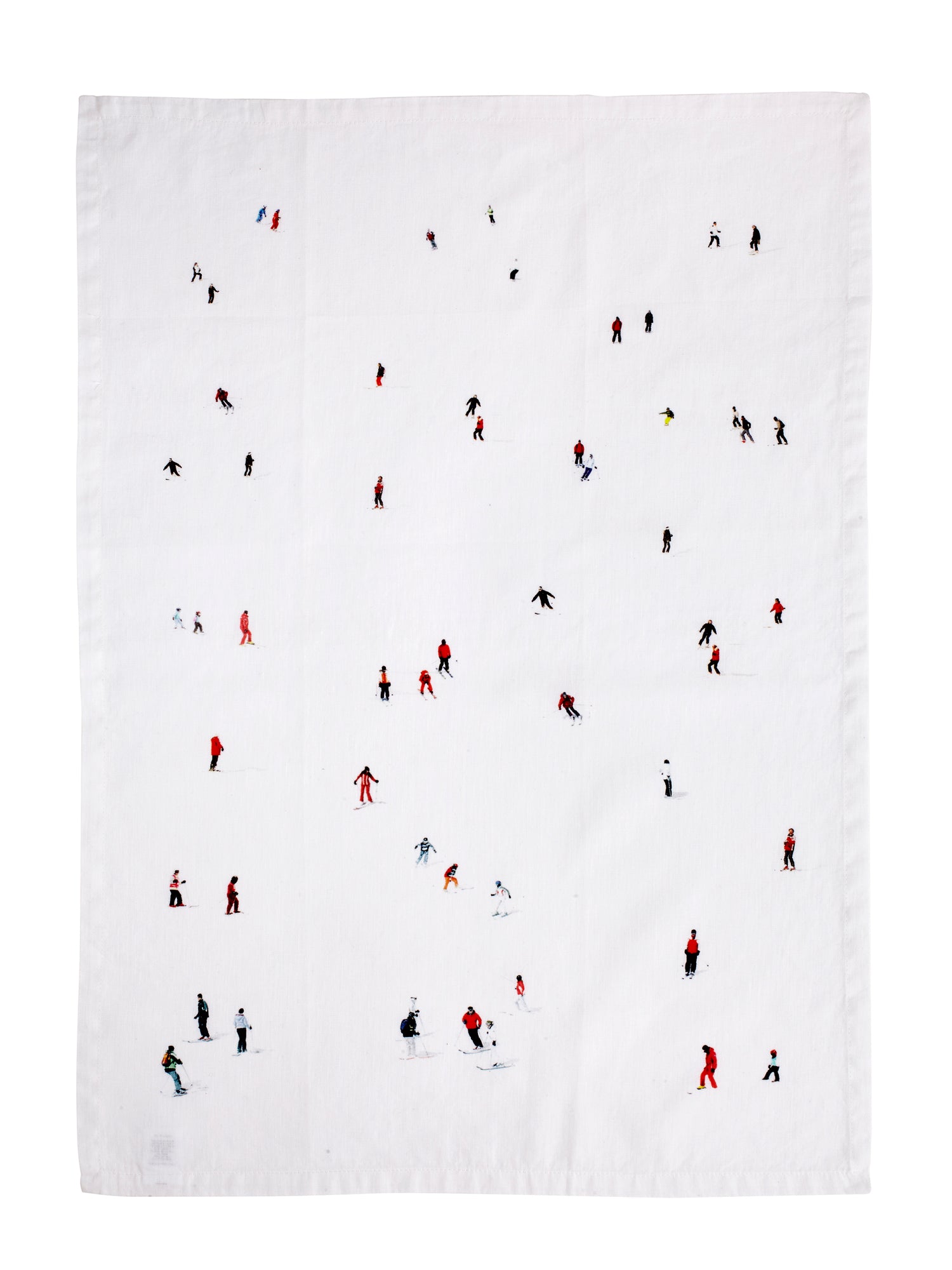 DEDE JOHNSTON, Skier Tea Towel