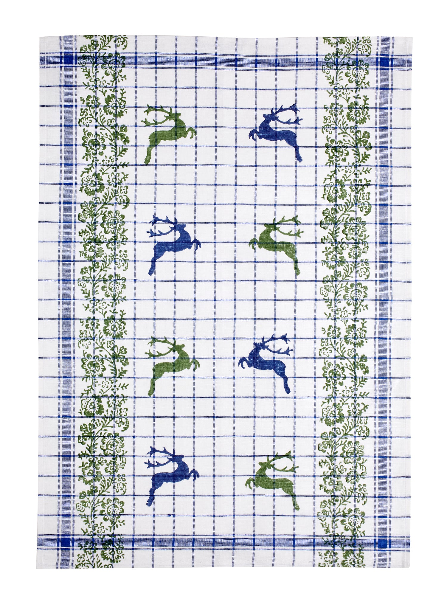 E SEKYRA HOME, Stag Check Hand Towel