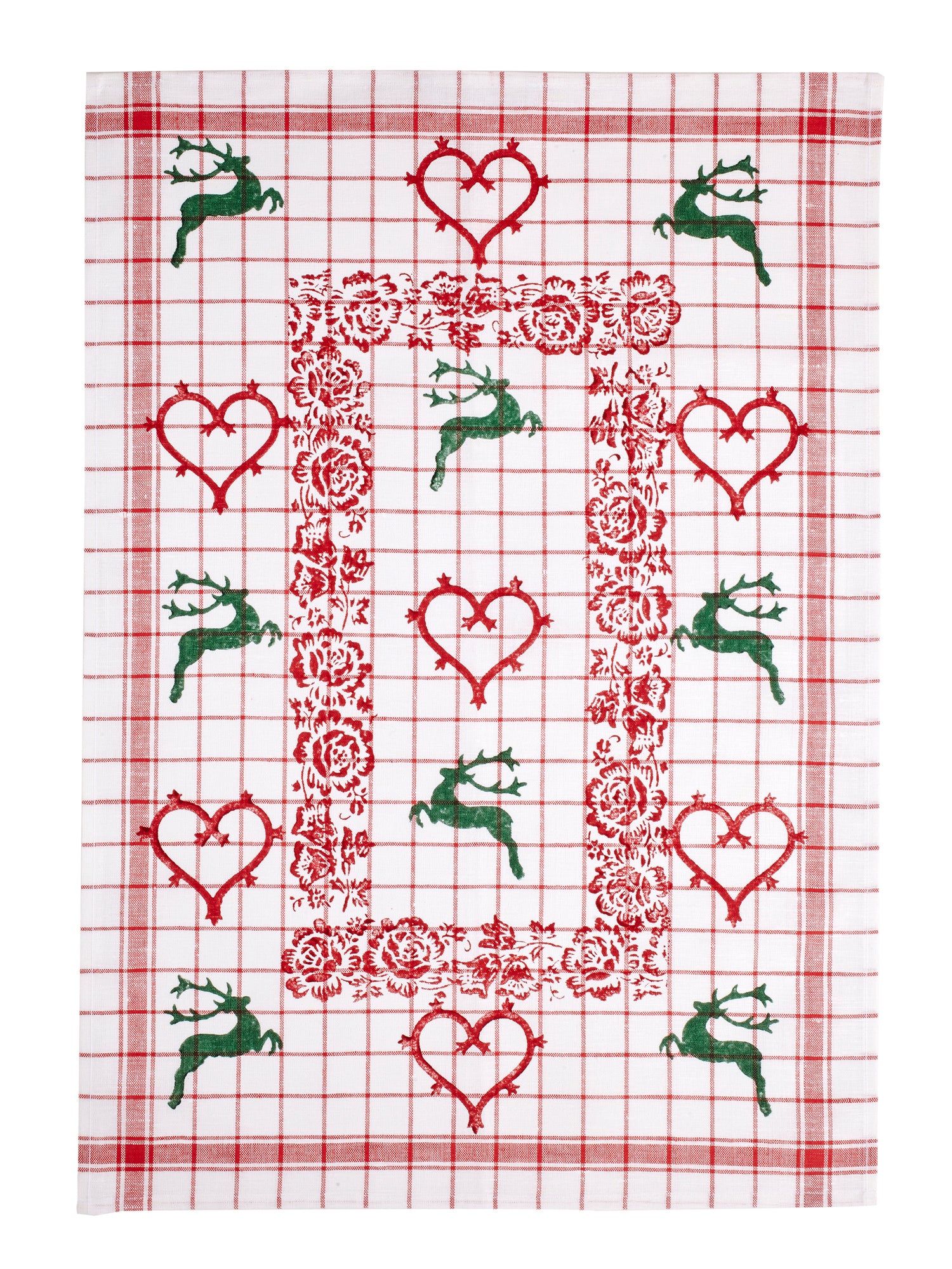 E SEKYRA HOME, Stag Check Hand Towel