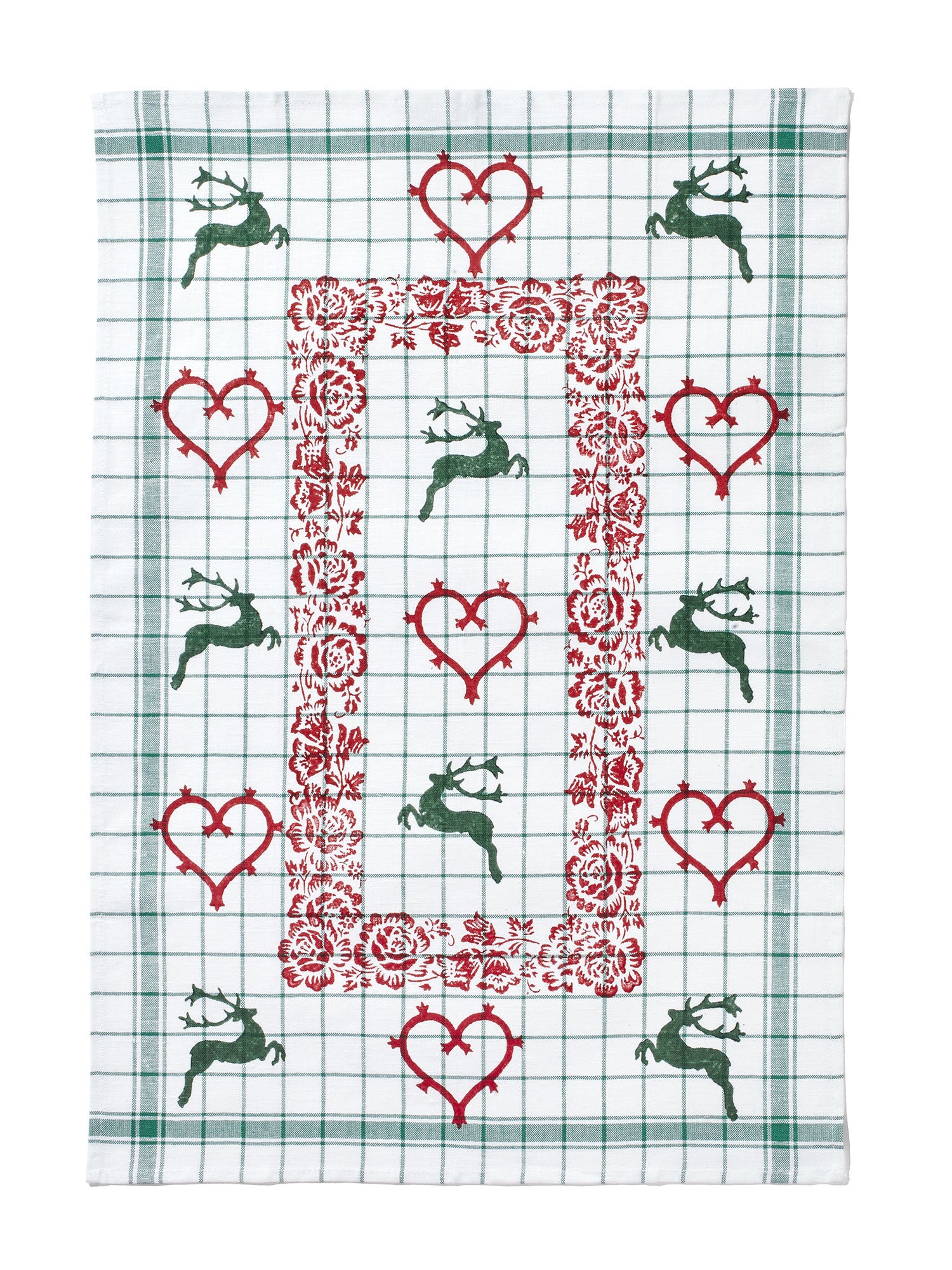 E SEKYRA HOME, Stag Check Hand Towel