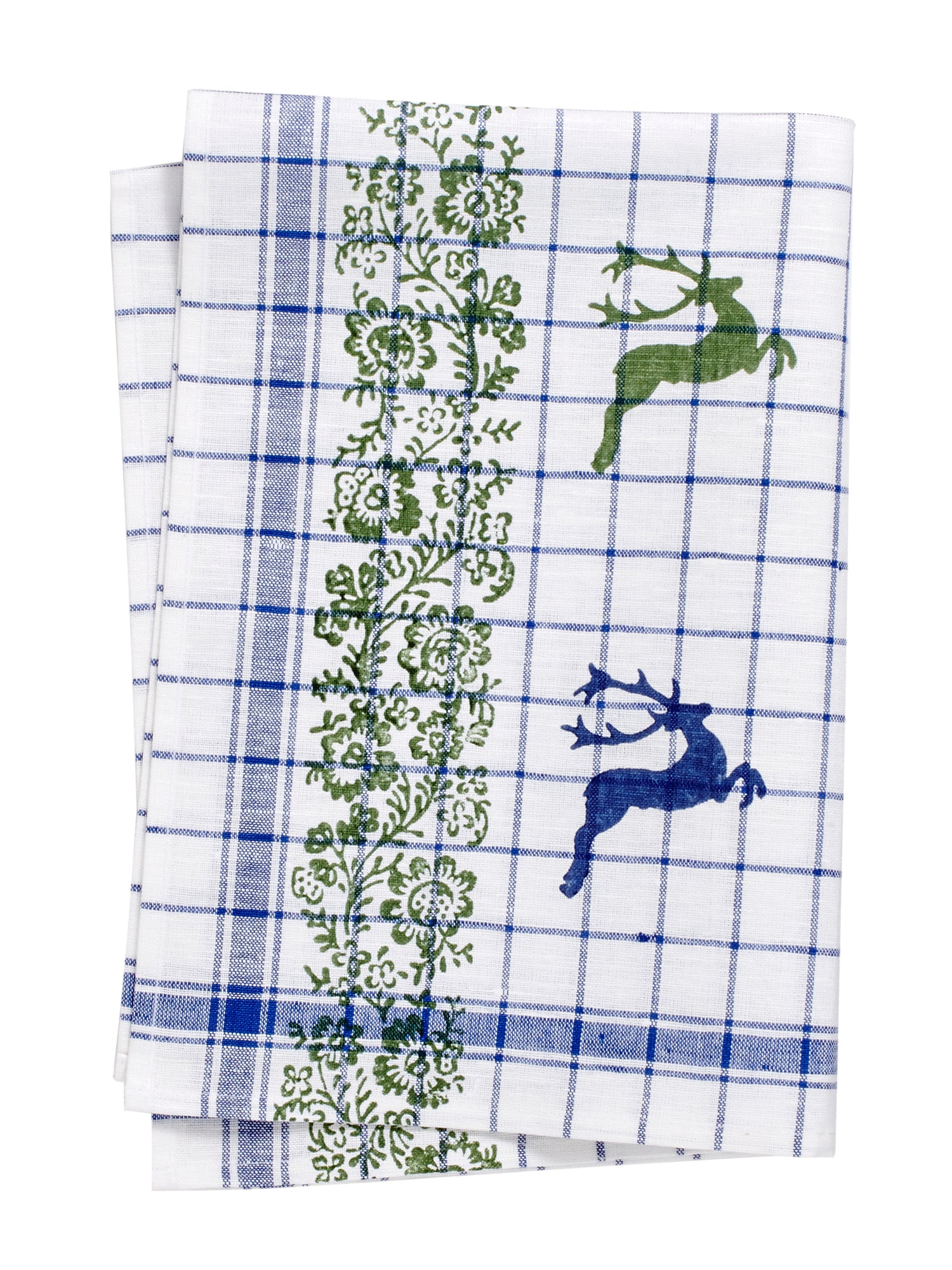 E SEKYRA HOME, Stag Check Hand Towel